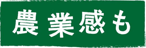 農業感も